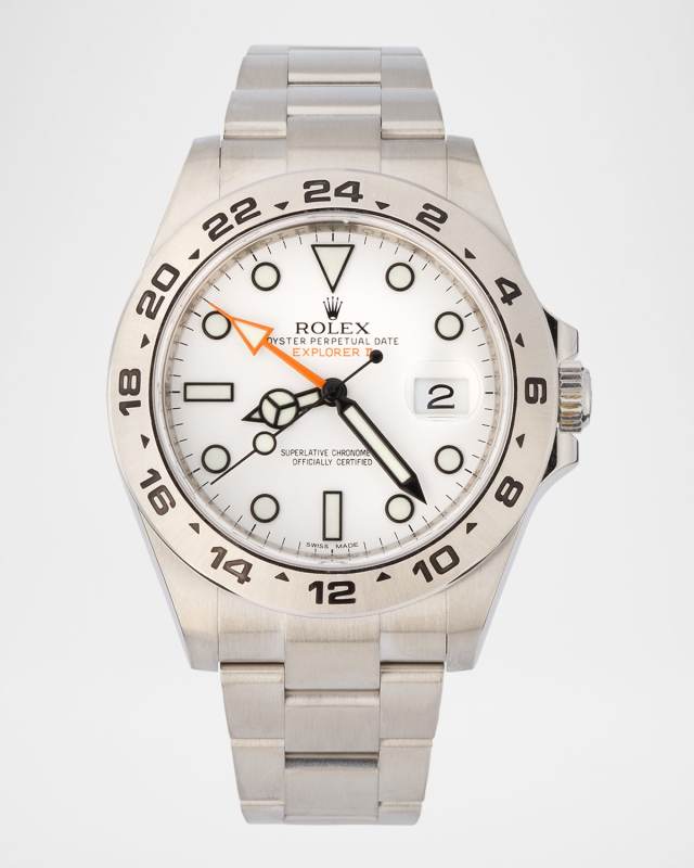 Rolex Stainless Steel Explorer II 42mm Vintage 2009 Watch